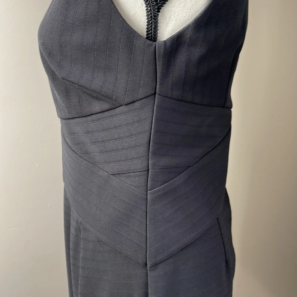 Ann Taylor Bandage Wrap Ribbed Tank Style  Little Black Dress  Size 8